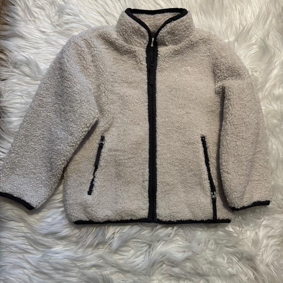 Gymboree Other - Gymboree Toddler Boy Sherpa‎ Zip Up Sweater Size 3T